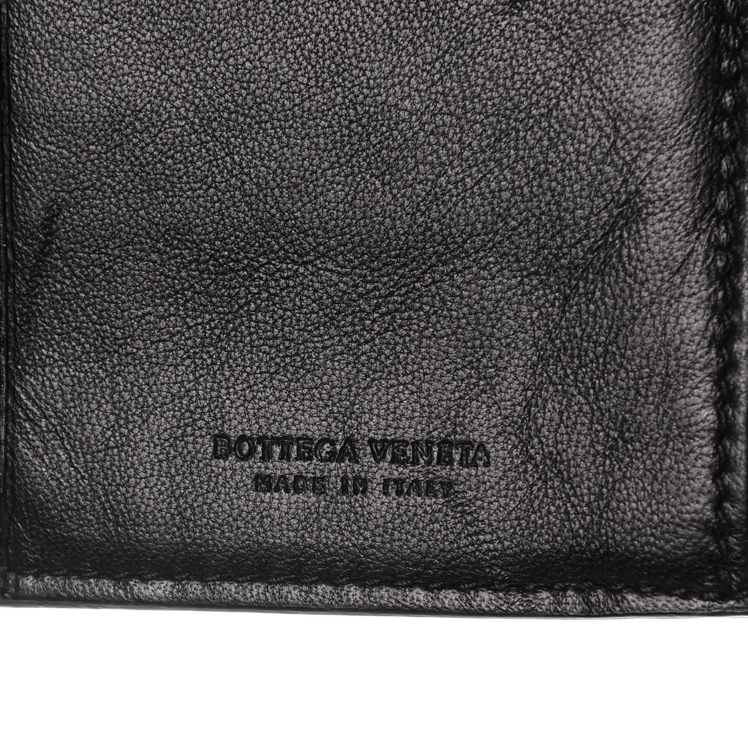 Bottega Veneta Nappa Intrecciato Embroidered Lace Continental Flap Wallet Black 5 of 20