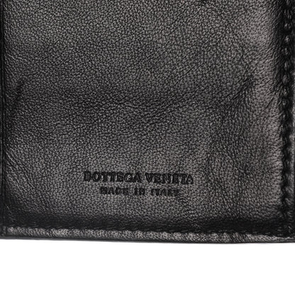 Bottega Veneta Nappa Intrecciato Embroidered Lace Continental Flap Wallet Black 5 of 20