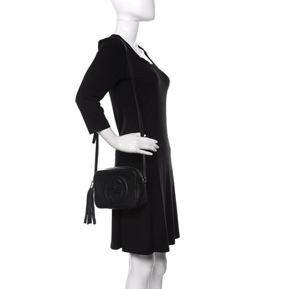 Gucci Pebbled Calfskin Small Soho Disco Bag Black 2 of 10