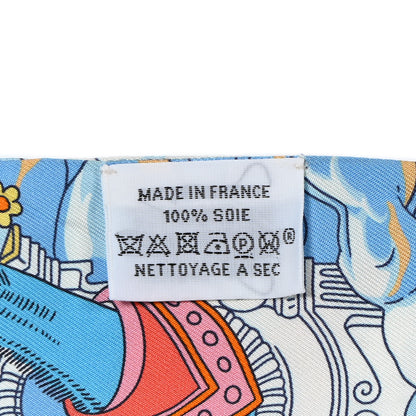 Hermes Silk Sur Mon Nuage Twilly Marine Clair Ciel 3 of 4
