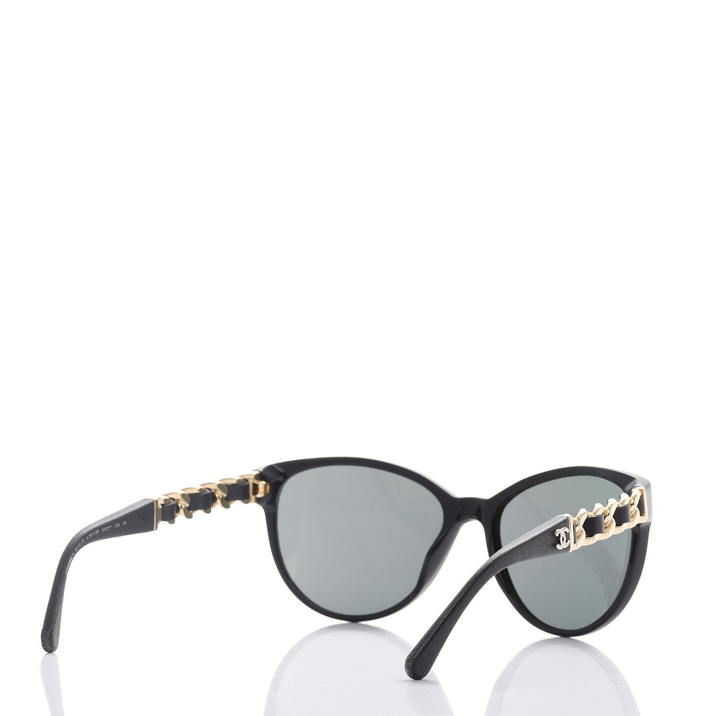 CC Chain Sunglasses 5215Q Black
