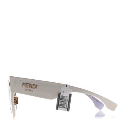 Fendi Acetate FF Sunglasses FF 0434/G/S White Gold 3 of 9