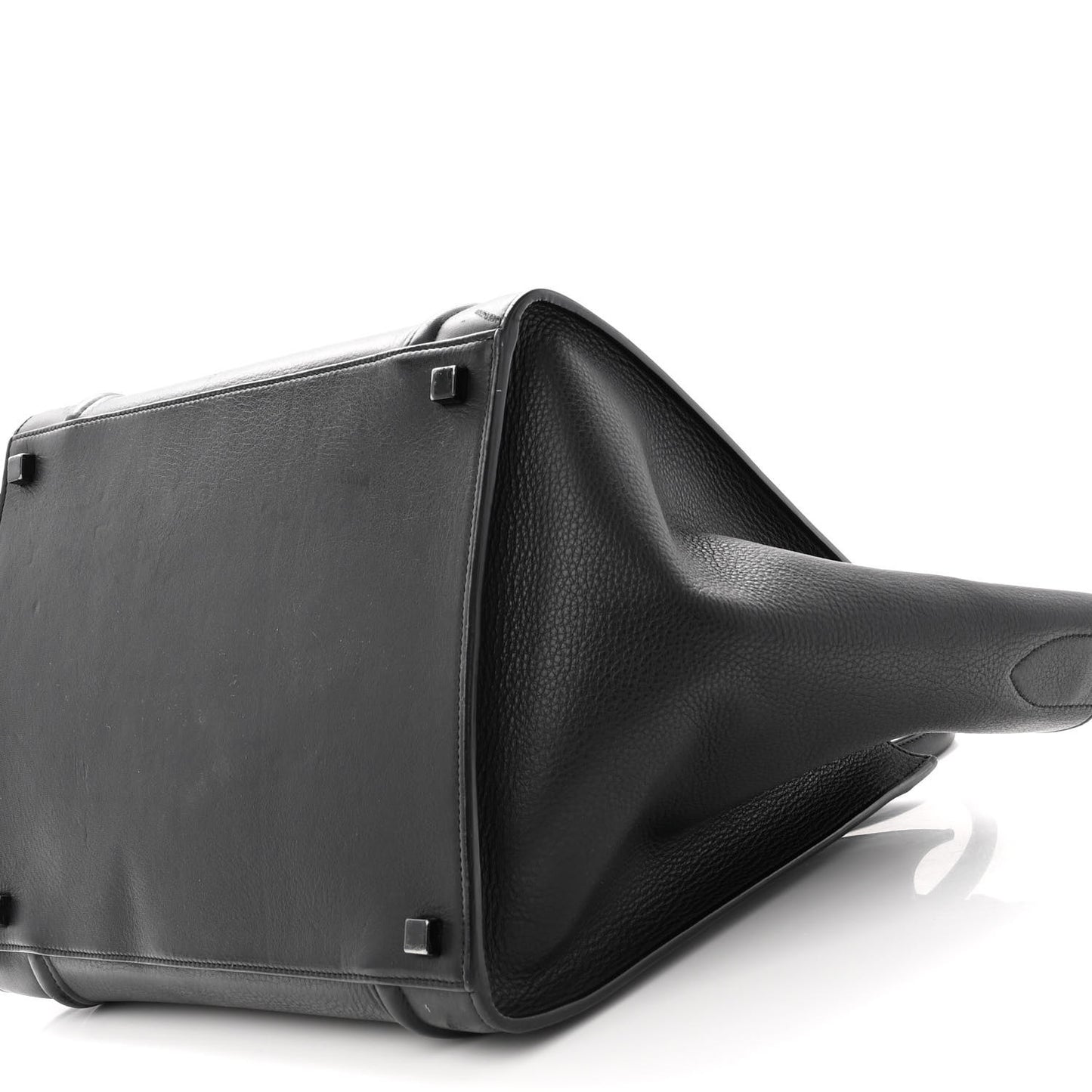 Supple Calfskin Medium Phantom Luggage Black