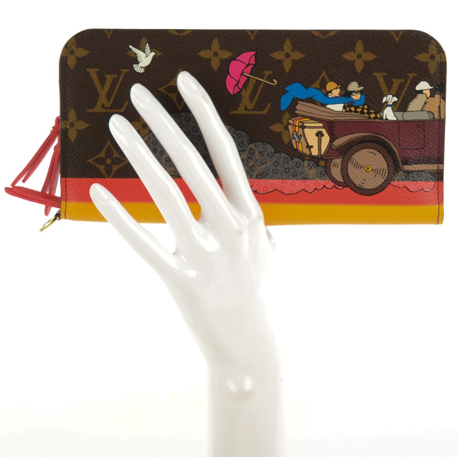 Louis Vuitton Monogram 2015 Christmas Animation Insolite Wallet 3 of 9