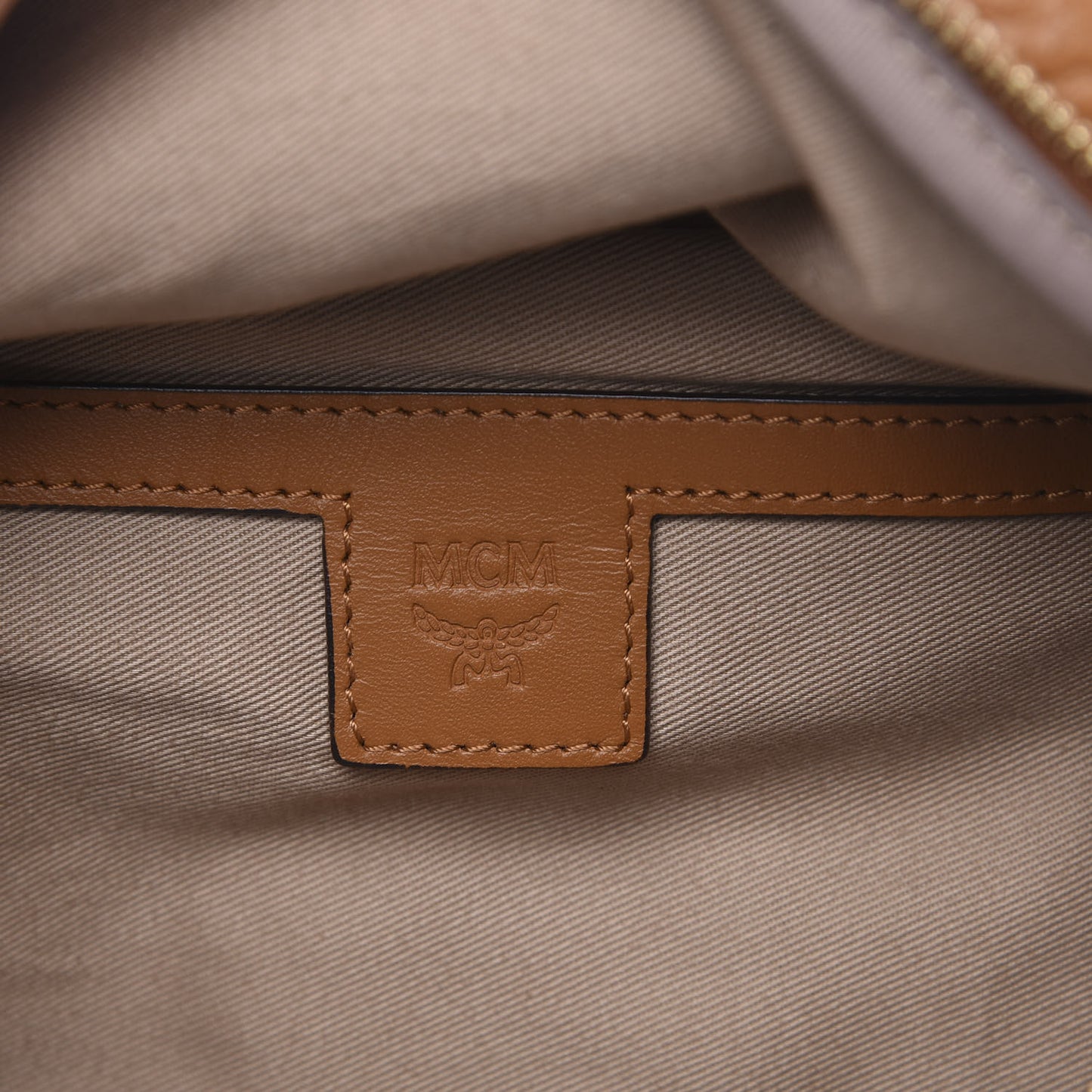 Visetos Small Fusten Belt Bag Cognac