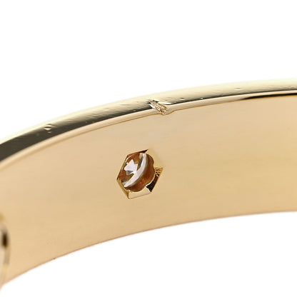 Cartier 18K Yellow Gold 10 Diamond LOVE Bracelet 16 8 of 9