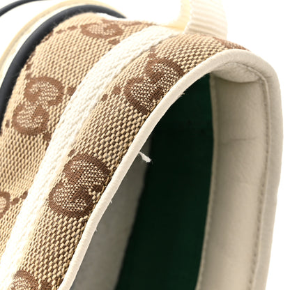 Gucci GG Monogram Womens 1977 Tennis Slip On 30mm Sneakers 36.5 Beige Ebony Mystic White 12 of 12