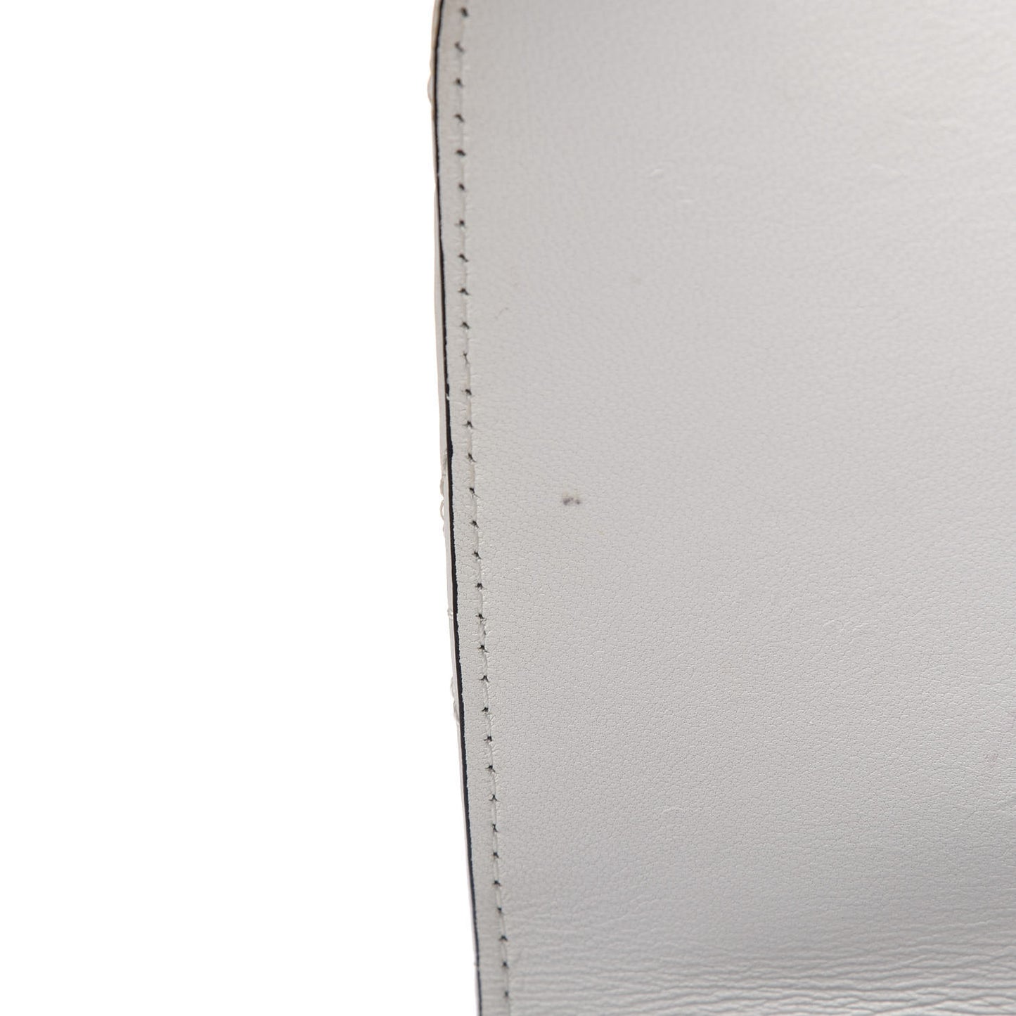 Nappa Quilted Virtus Top Handle Shoulder Bag White
