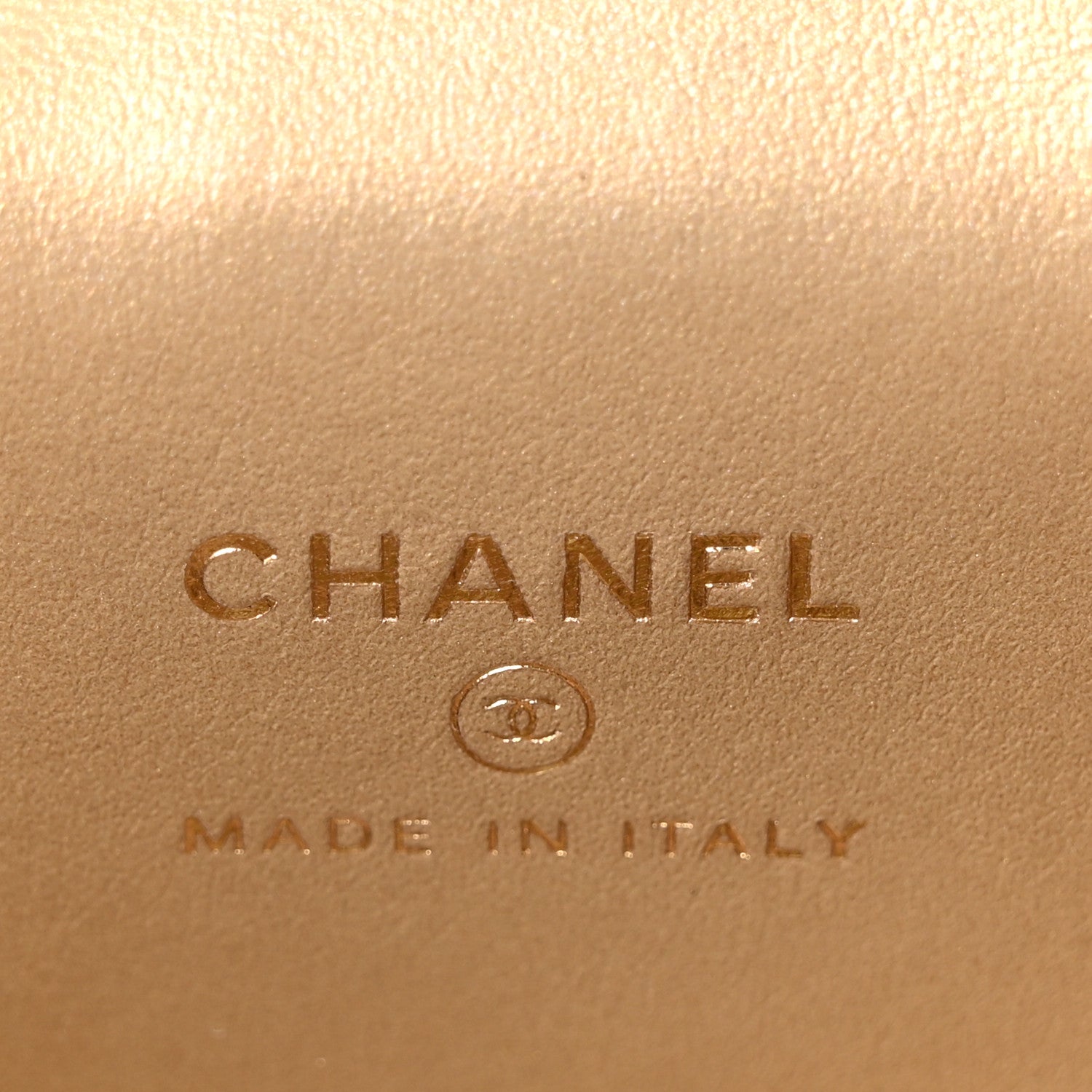 Chanel Lambskin Quilted Mini Enamel CC Pearl Crush Vanity Case With Chain  Black 6 of 10