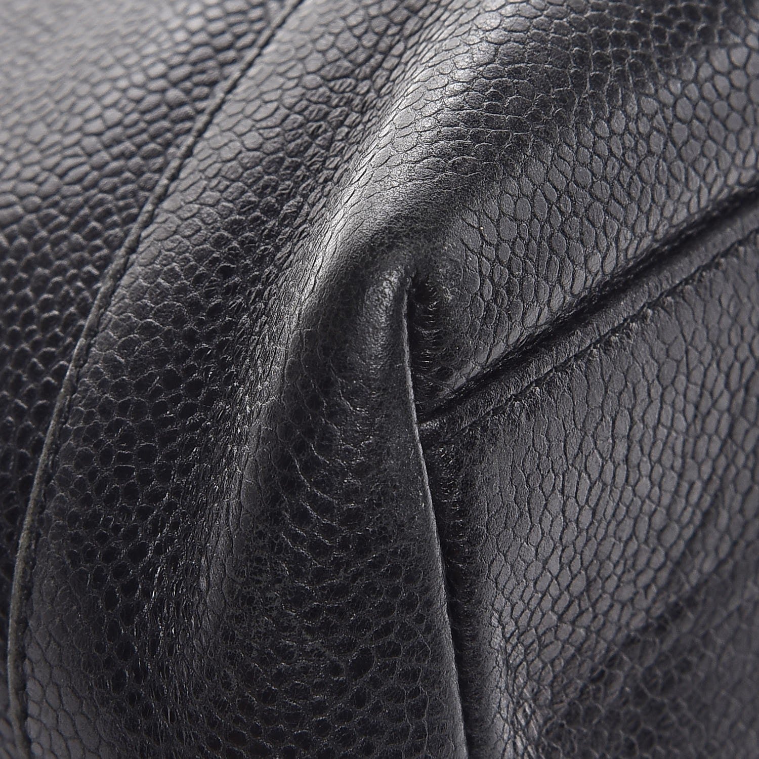 Chanel Caviar CC Shopper Tote Black 11 of 12