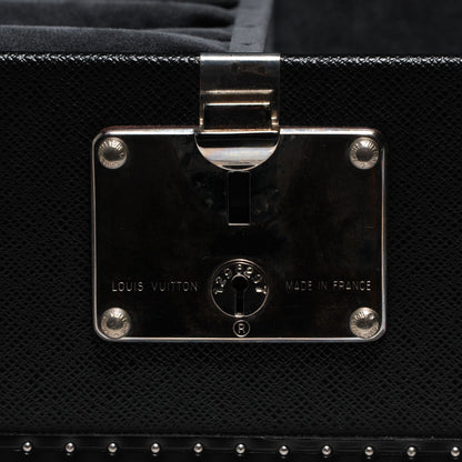 Louis Vuitton Taiga Gemine Shoe Trunk 12 Pairs Black 3 of 7