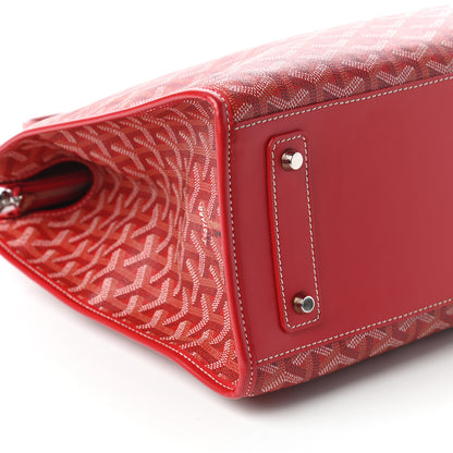 Goyard Goyardine Marquises Tote Red 6 of 9
