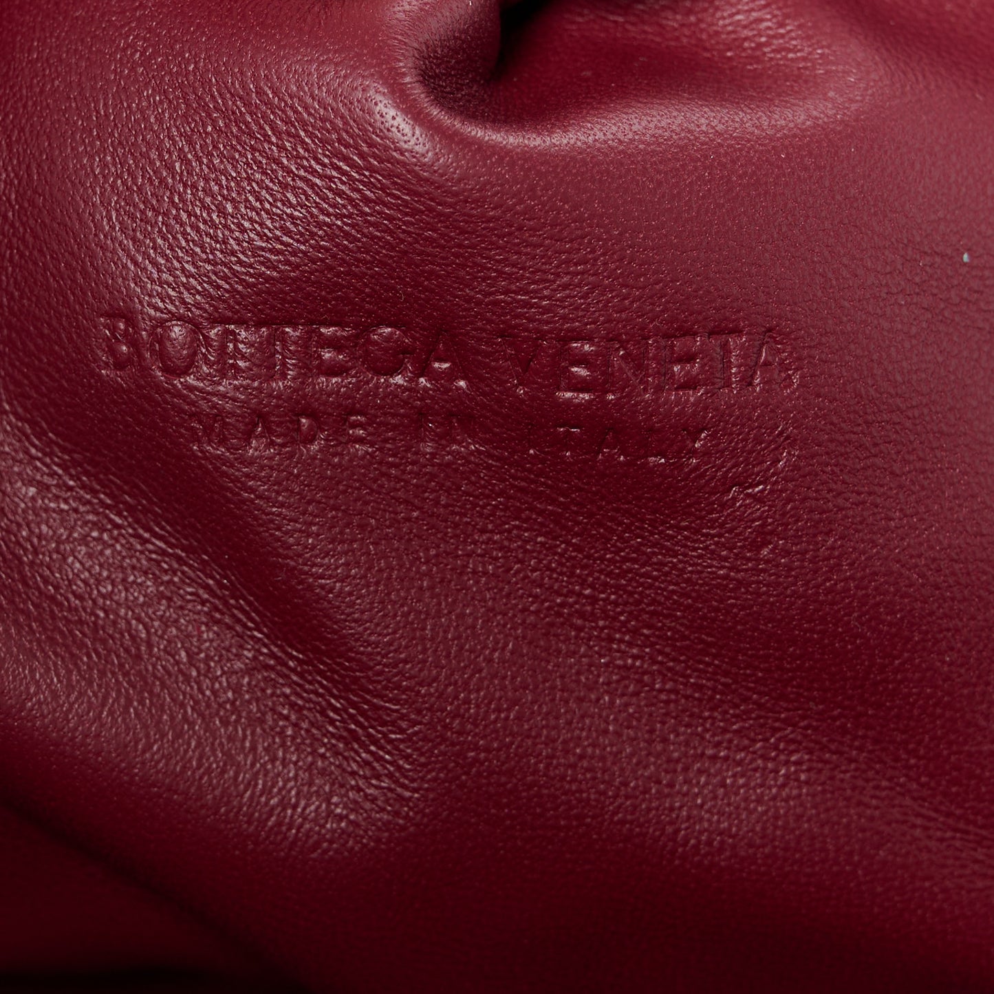 Nappa Maxi Intrecciato The Pouch Oversized Clutch Bordeaux