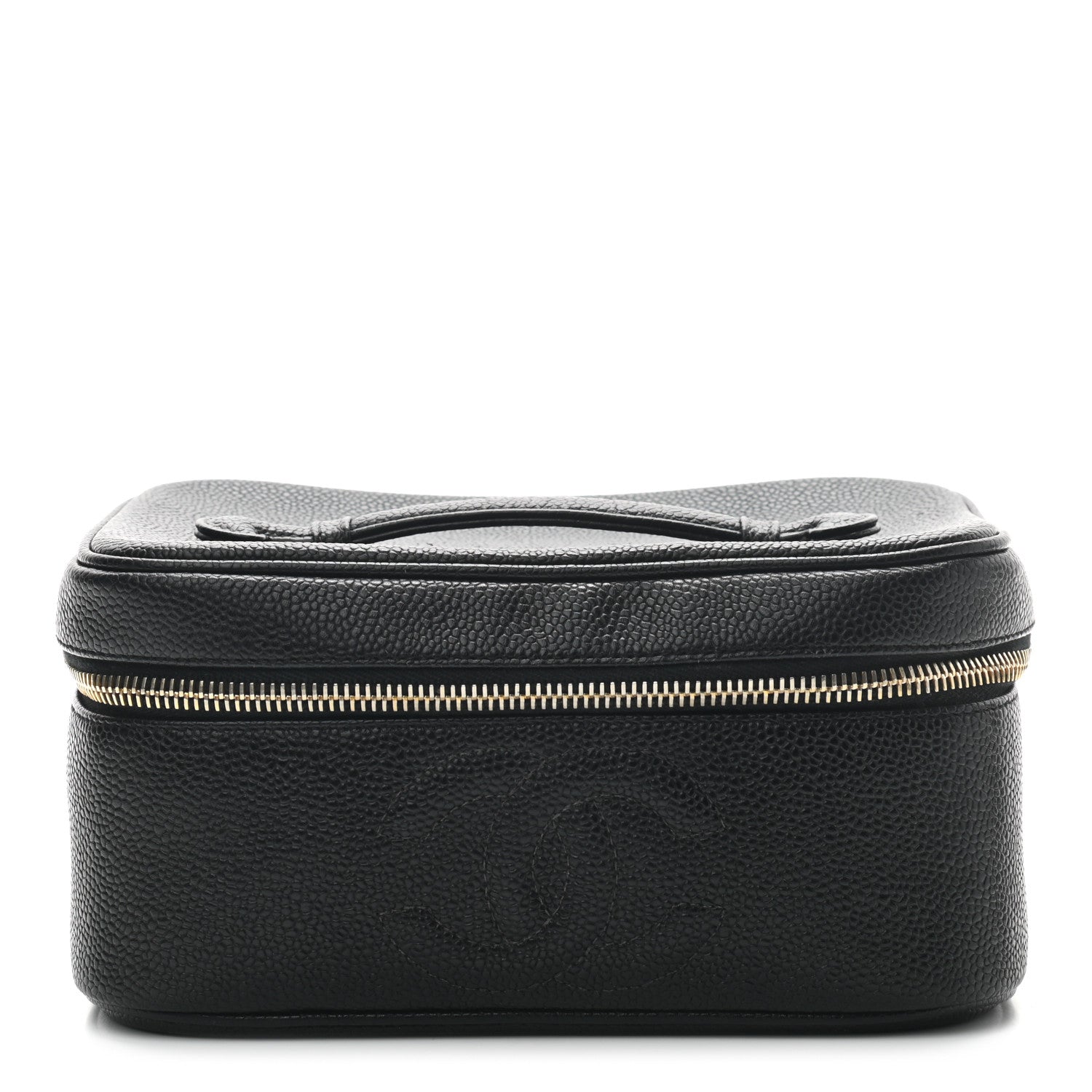 Chanel Caviar CC Vanity Cosmetic Case Black 1 of 5