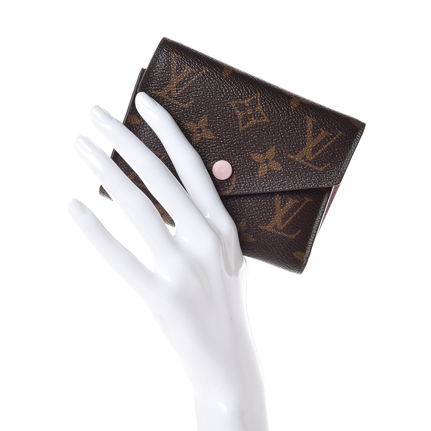 Louis Vuitton Monogram Victorine Wallet Rose Ballerine 2 of 7