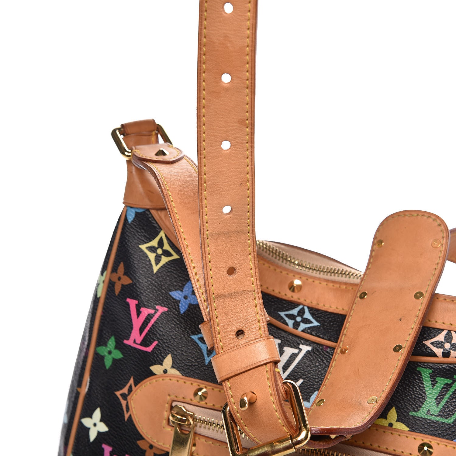 Louis Vuitton Monogram Multicolor Boulogne Black 9 of 14