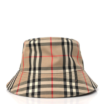 Burberry Technical Cotton Vintage Check Bucket Hat M Archive Beige 5 of 10