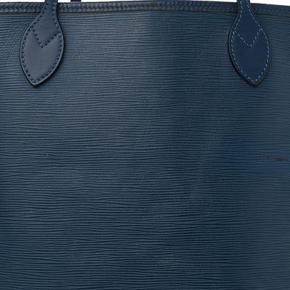 Louis Vuitton Epi Neverfull MM Blue Celeste 12 of 25