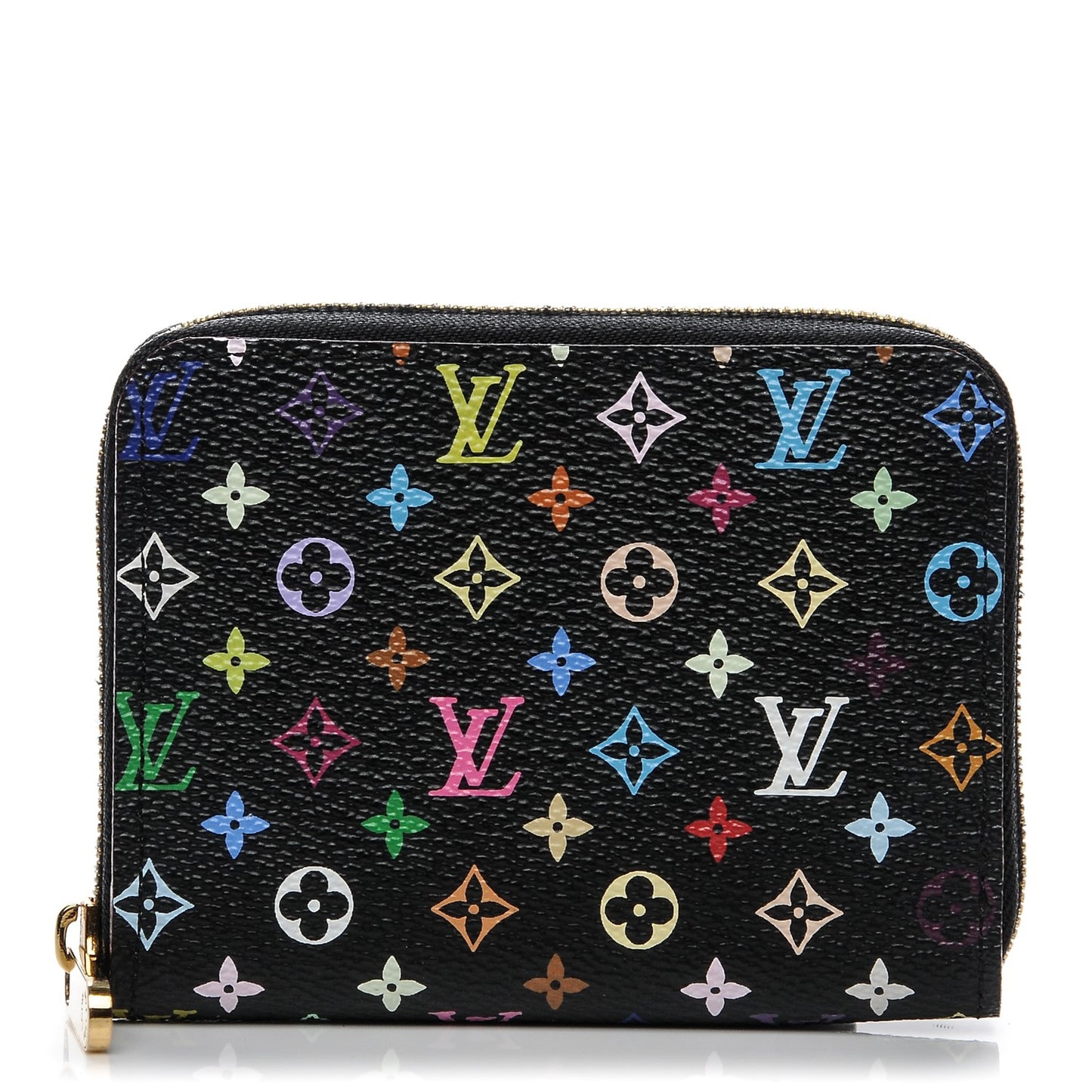 Monogram Multicolor Zippy Coin Purse Black Grenade