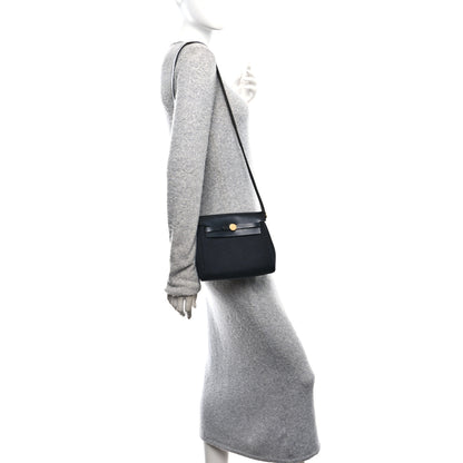 Hermes Military Toile Vache Hunter Herbag Zip Retourne 20 Black 2 of 12