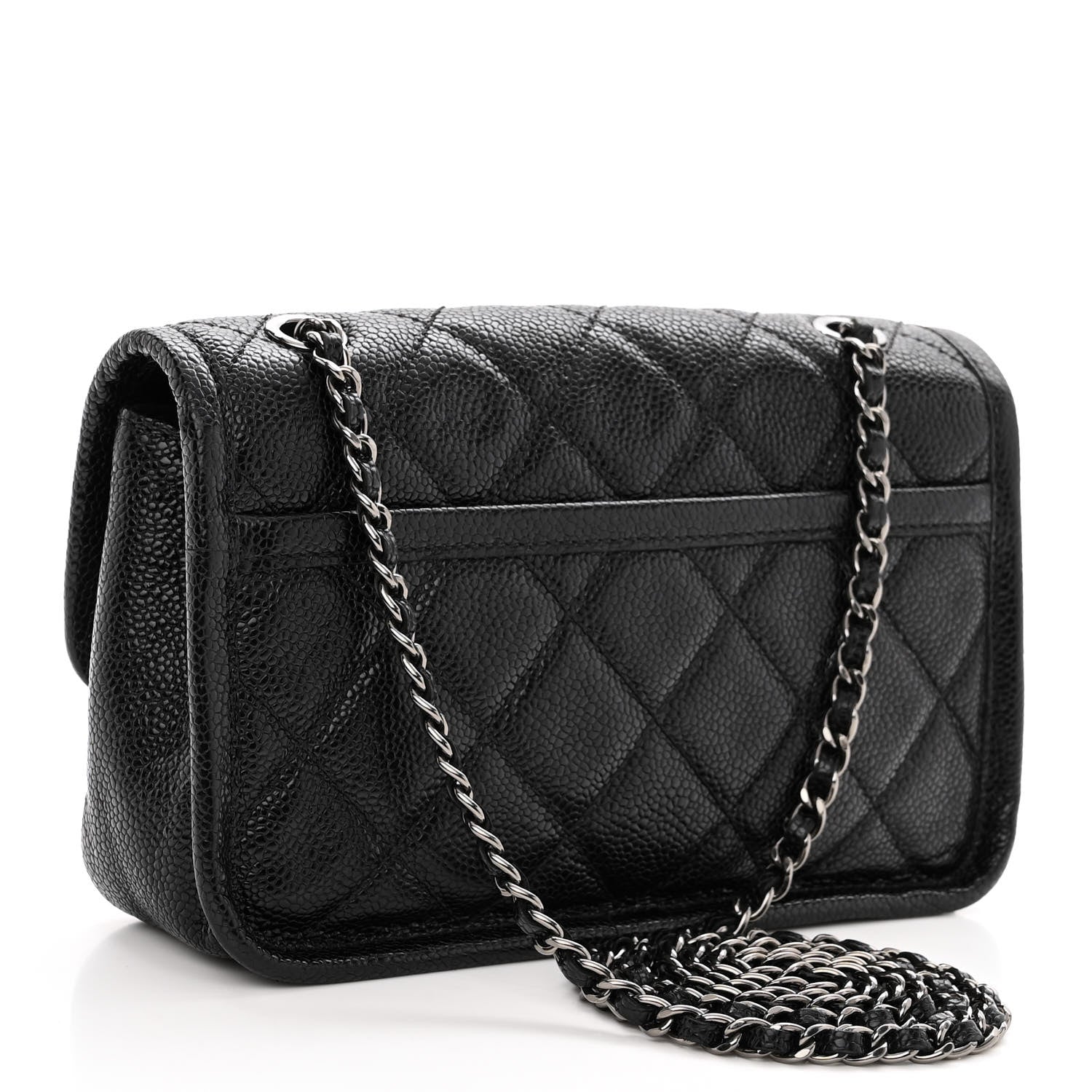 Chanel Caviar Small Natural Beauty Flap Black 3 of 11
