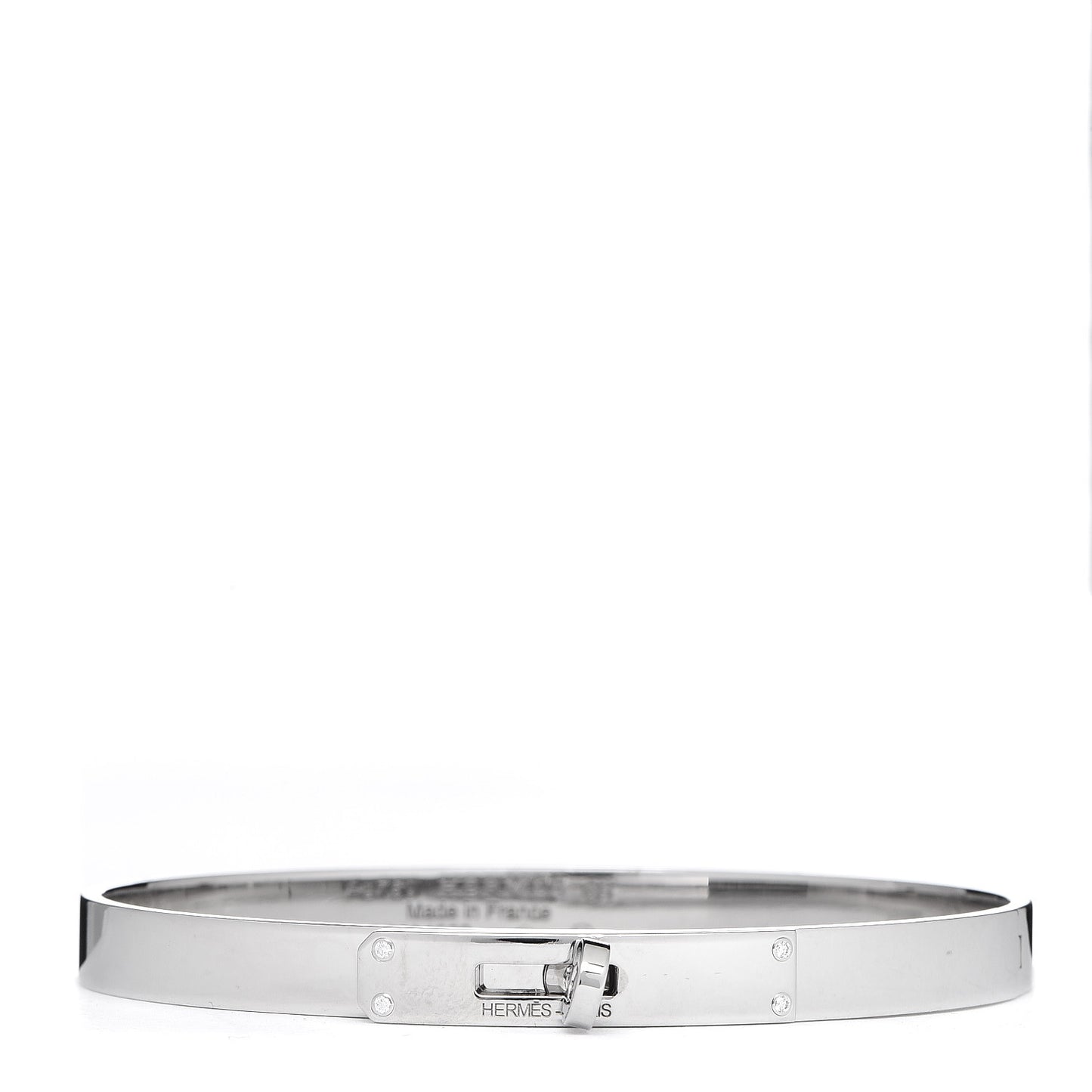 18K White Gold Diamond PM Kelly Bracelet SH