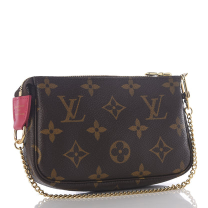 Louis Vuitton Monogram 2020 Christmas Animation Roller Coaster Mini Pochette Accessories Pivoine 2 of 8