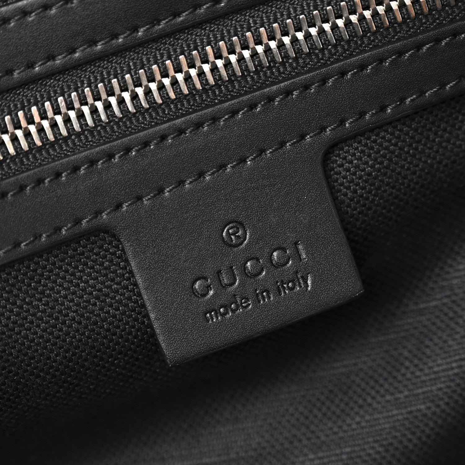 Gucci Soft GG Supreme Monogram Appia Calfskin Web Large Carry On Duffle Bag Black Grey 5 of 12