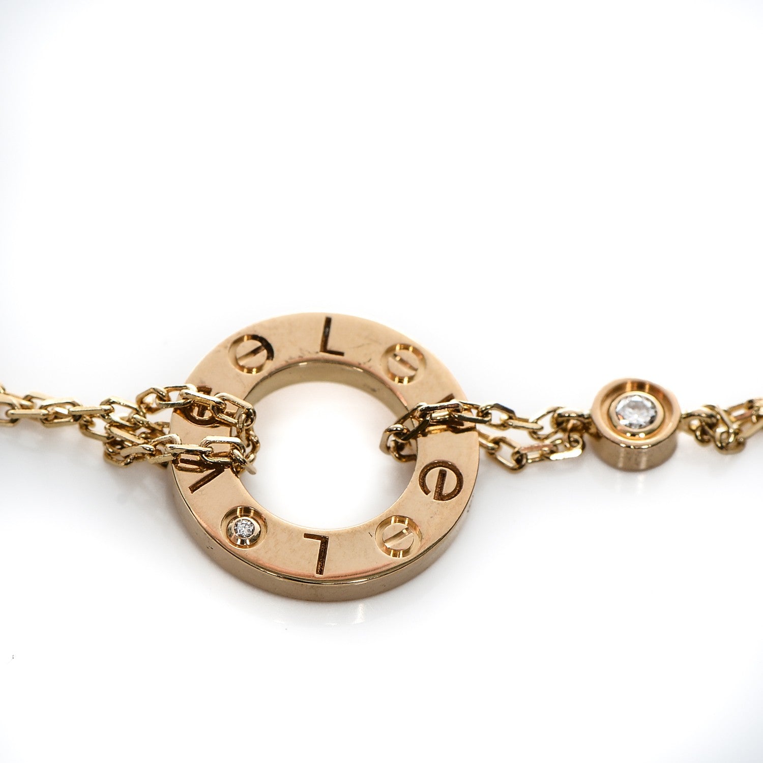 Cartier 18K Yellow Gold Diamond LOVE Bracelet 4 of 5