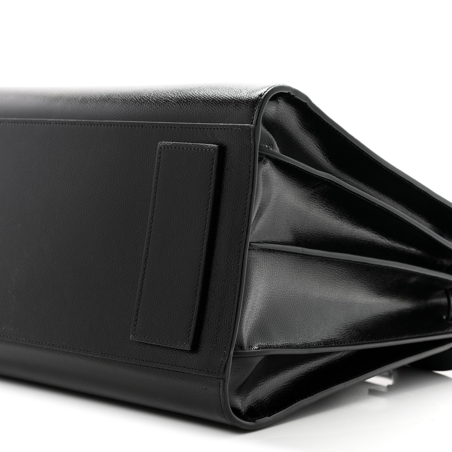 Saint Laurent Patent Grain De Poudre Large Souple Sac De Jour Black 11 of 11