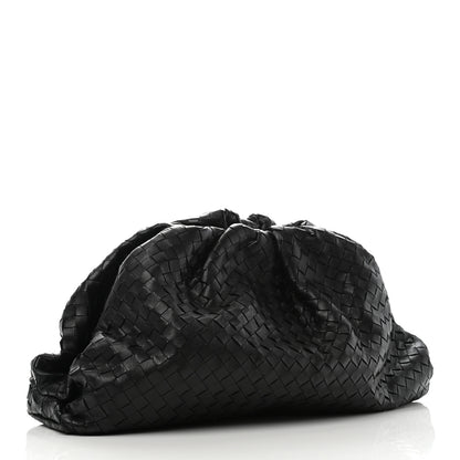 Bottega Veneta Nappa Maxi Intreccio The Pouch Oversized Clutch Black 3 of 10