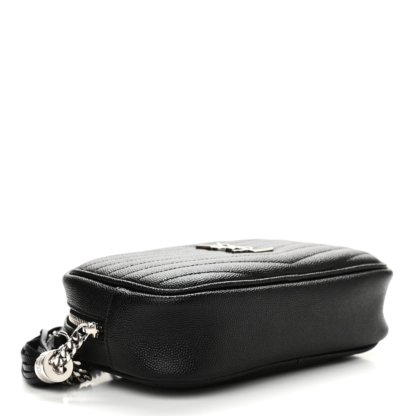 Grain De Poudre Matelasse Monogram Mini Lou Camera Bag Black