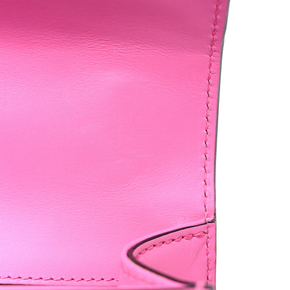 Gucci Vitello Fontanella Web Mini Sylvie Chain Shoulder Bag Pink Tropical Flower 11 of 12