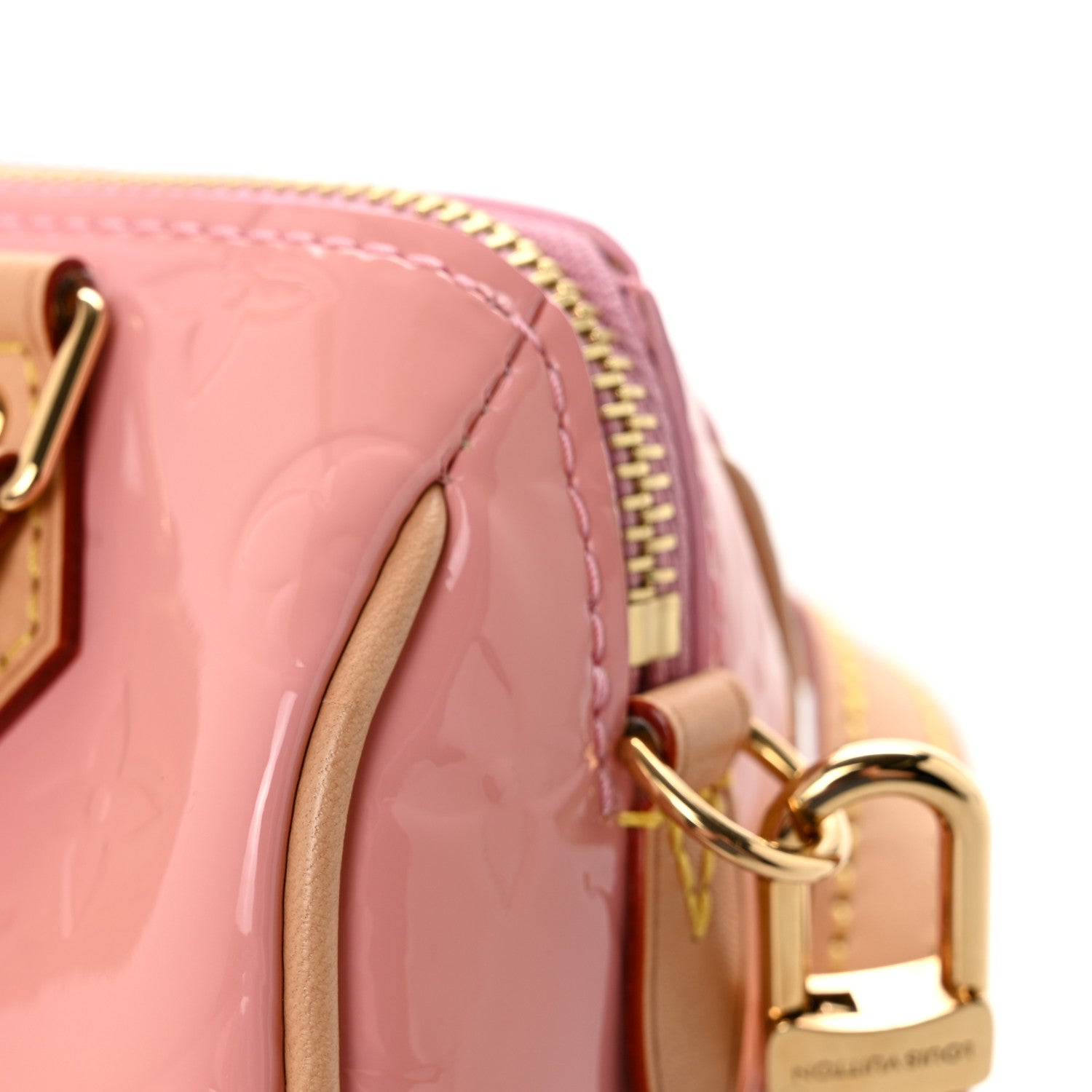 Louis Vuitton Vernis Monogram Nano Speedy Mochi Pink 12 of 12