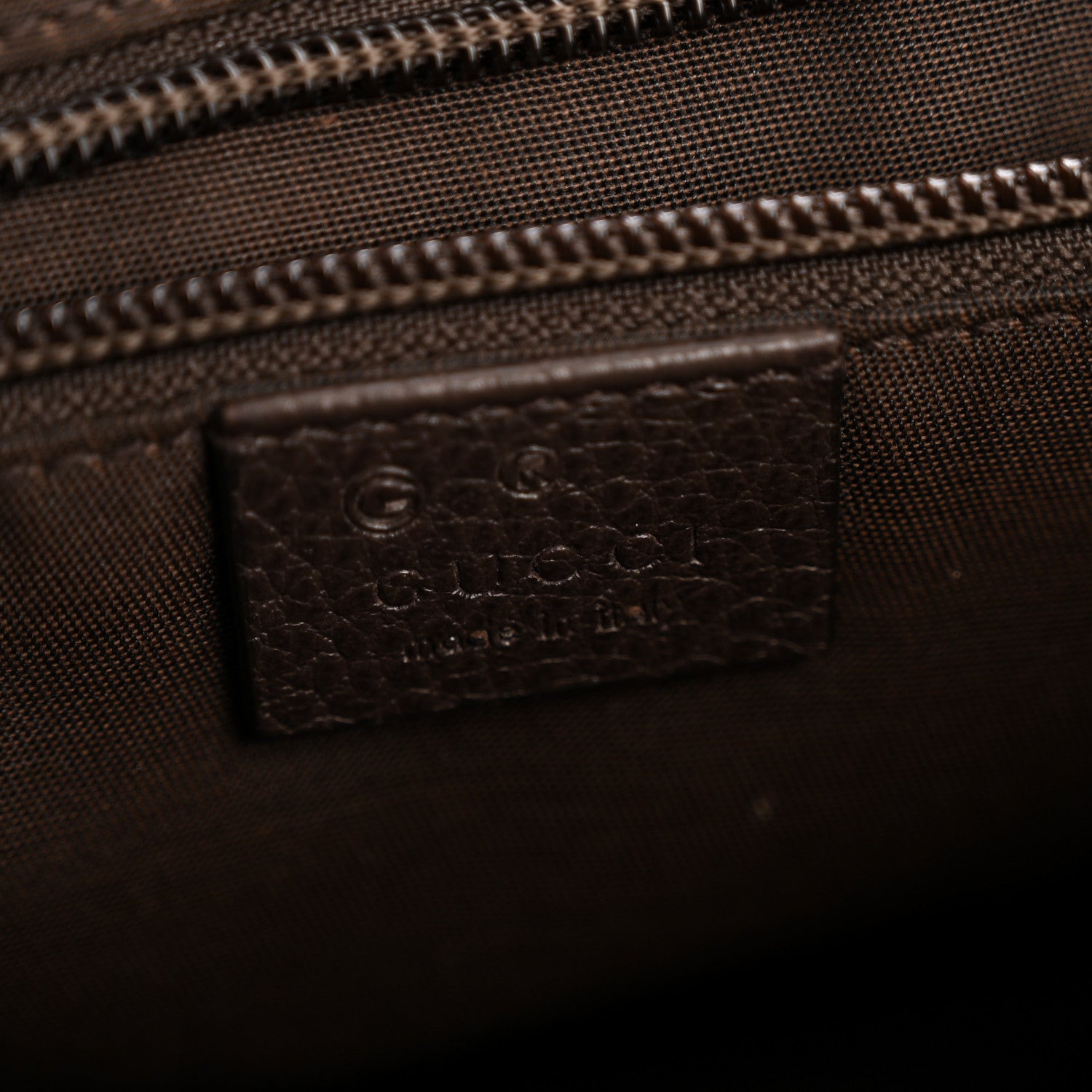 Gucci Monogram Flap Messenger Bag Beige Dark Brown 6 of 11