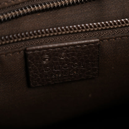 Gucci Monogram Flap Messenger Bag Beige Dark Brown 6 of 11