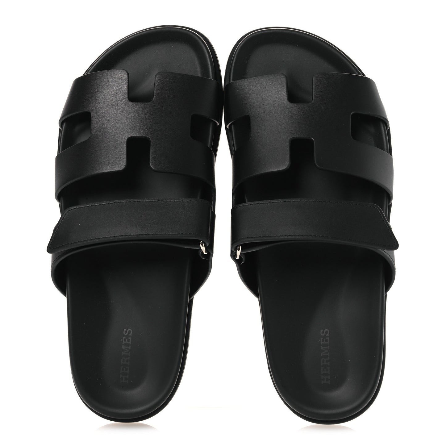 Calfskin Womens Chypre Sandals 39 Black