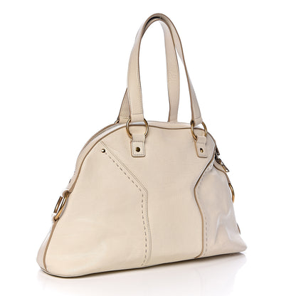 Saint Laurent Calfskin Large Muse Ivory 3 of 10