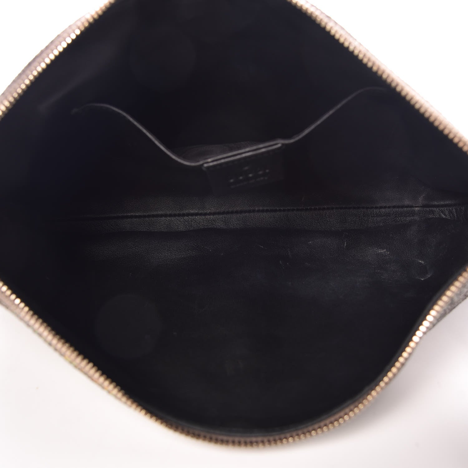 Gucci Metallic Crackled Calfskin Sienna Small Clutch Gold 7 of 10