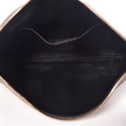 Gucci Metallic Crackled Calfskin Sienna Small Clutch Gold 7 of 10