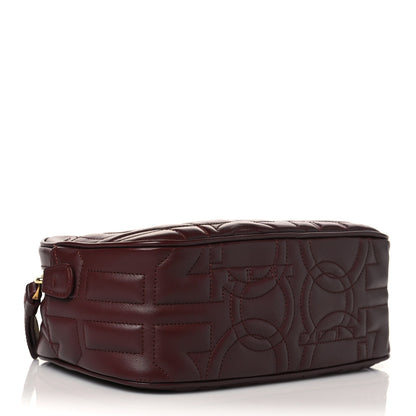 Salvatore Ferragamo Calfskin Quilted Gancini Camera Bag 4 of 10