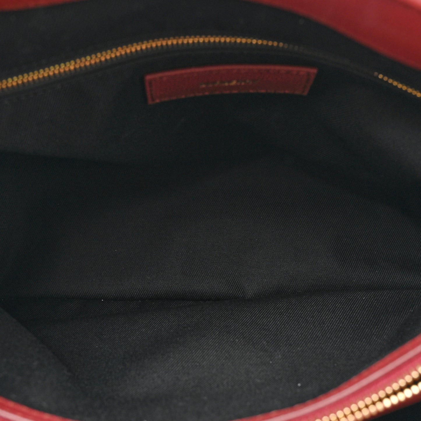 Grainy Calfskin House Check Medium Banner Tote Crimson