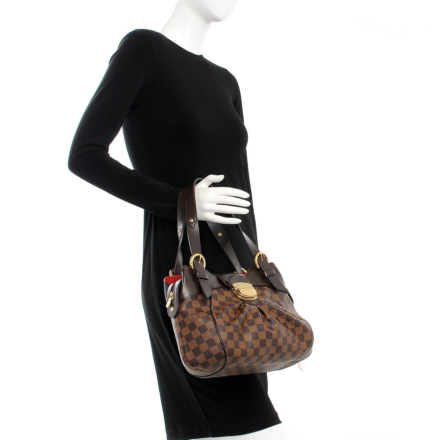 Louis Vuitton Damier Ebene Sistina PM 2 of 8