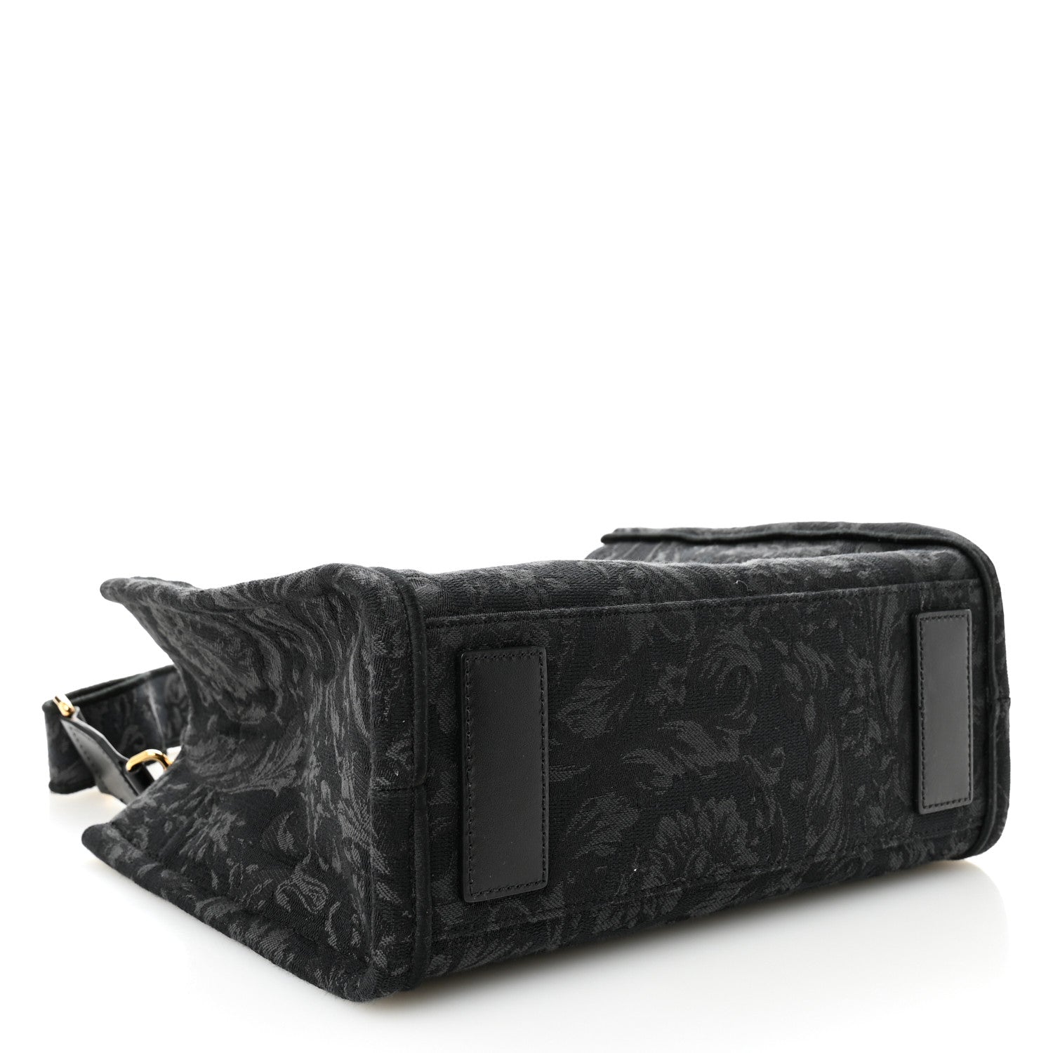 Versace Jacquard Barocco Small Athena Tote Black 1791461