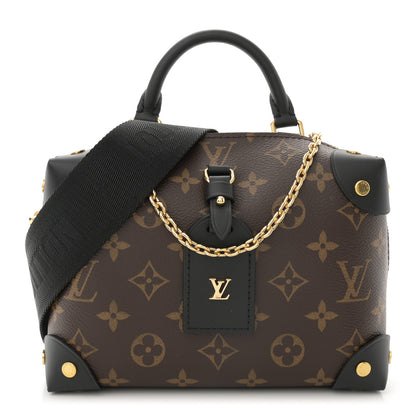 Louis Vuitton Monogram Petite Malle Souple Black 1 of 9