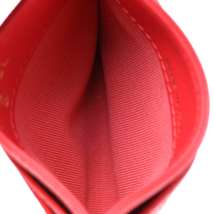 Chanel Caviar Quilted Card Holder Red 5 of 9
