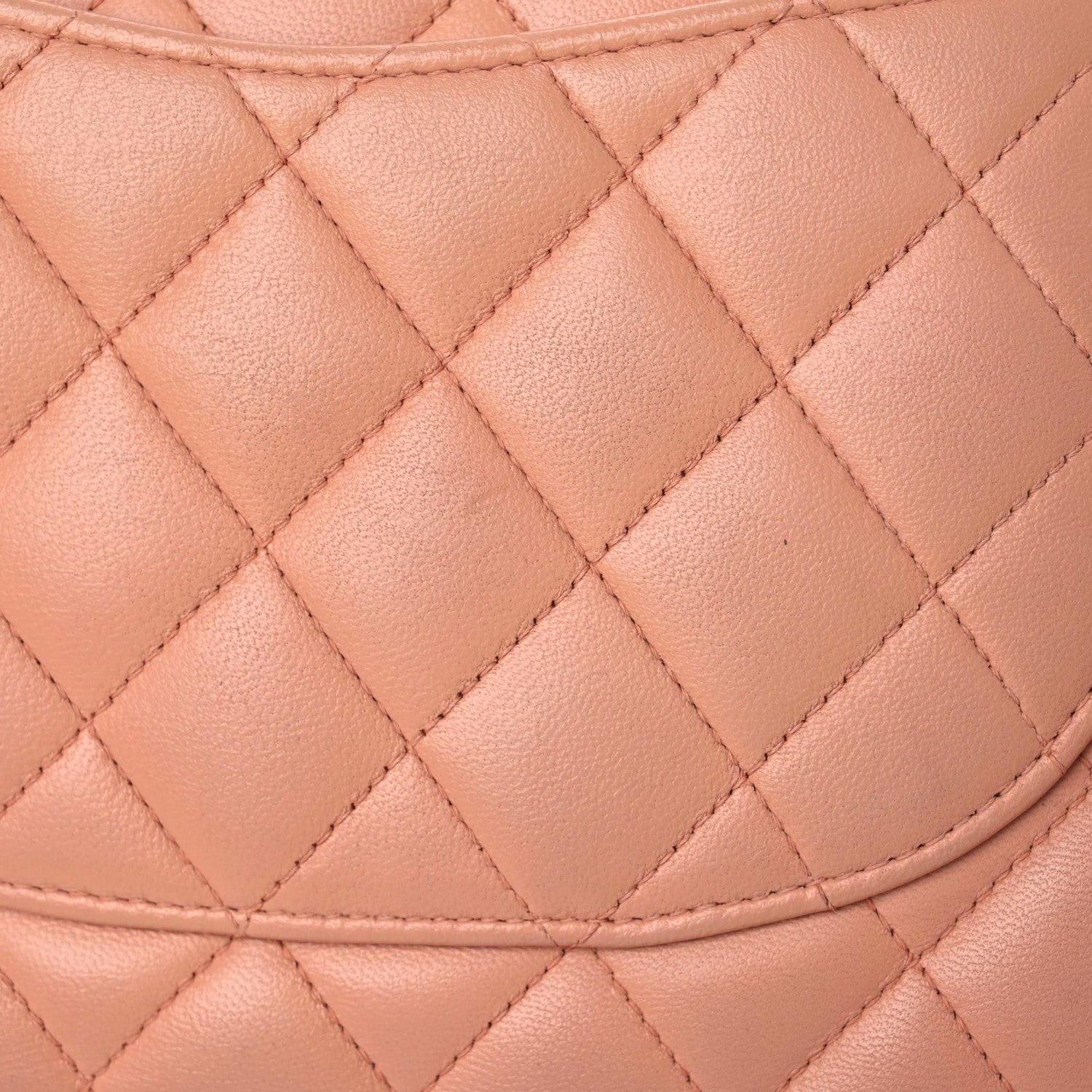 Chanel Lambskin Quilted Medium Double Flap Light Pink 14 of 16
