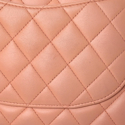 Chanel Lambskin Quilted Medium Double Flap Light Pink 14 of 16