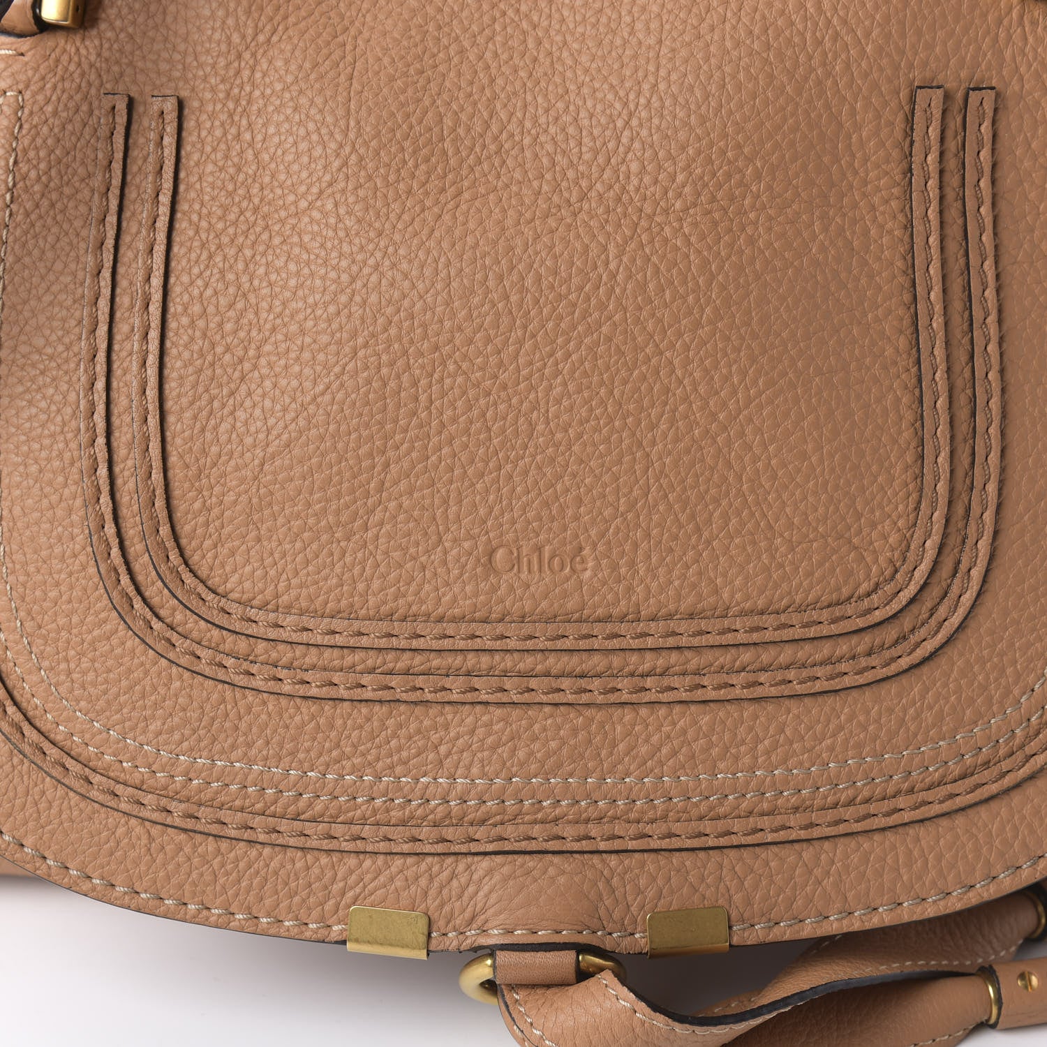 Chloe Calfskin Medium Marcie Satchel Nut 9 of 10