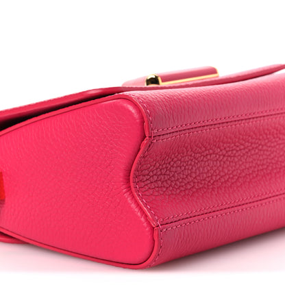 Louis Vuitton Taurillon Smooth Calfskin Scrunchie Twist One Handle PM Pondichery Pink 9 of 11